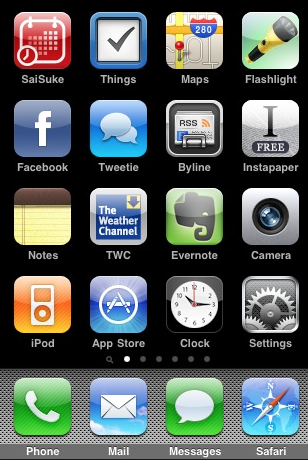 Apps are all identified by an icon