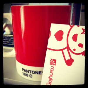 Rainy London Business Cards (and one fave mug)