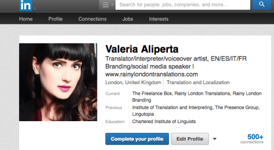 A professional headshot and you're ready to go.