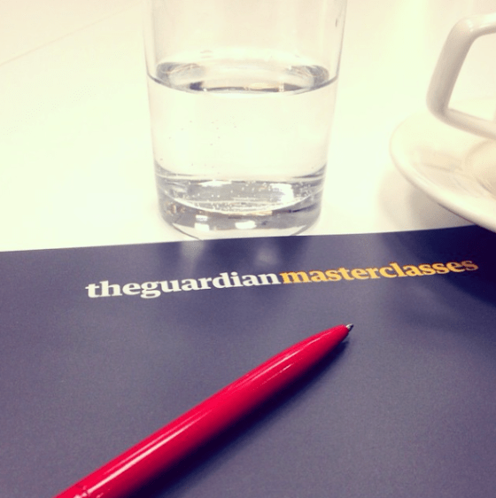 Masterclass at The Guardian