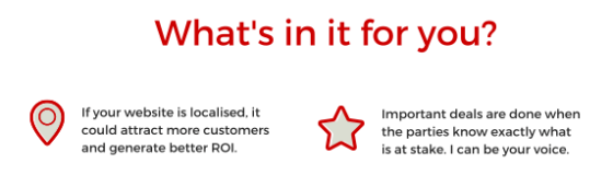 Advantages of choosing me